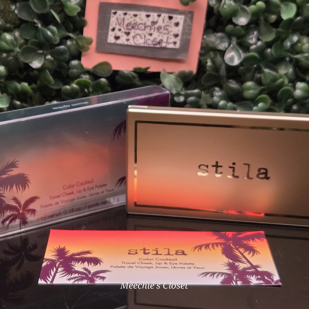 RARE Stila Color Cocktail Travel Palette • TEQUILA SUNRISE • NIB
